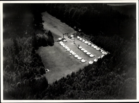 Foto Deutschland, HJ-Lager, Fliegeraufnahme