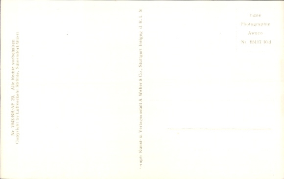 Postcard Rötenbach Nagold in the Black Forest, aerial photograph, Gauführerschule of the NSDAP