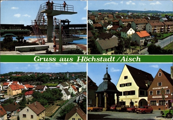 PC Höchstadt an der Aisch, outdoor pool, town view
