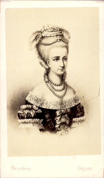 Carte de Visite Maria Theresia von Savoyen