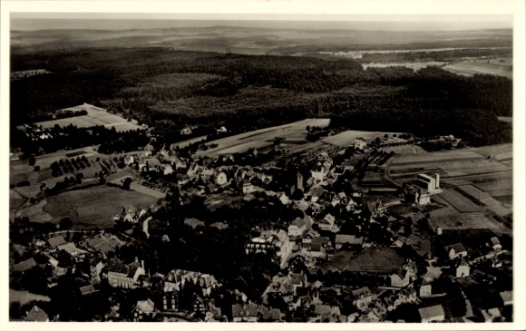 Postcard Schömberg in the Black Forest Württemberg, aerial photograph