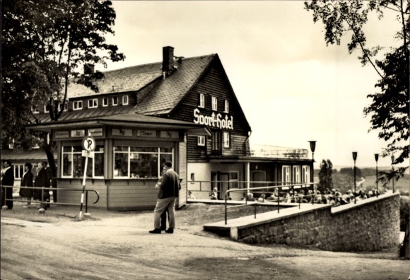 Ak Klingenthal in de regio Vogtland in Saksen, HO Sporthotel Waldgut