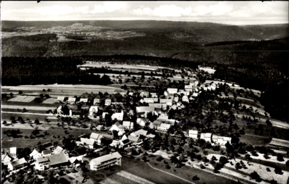 Postcard Monakam Bad Liebenzell in the Black Forest, aerial photograph