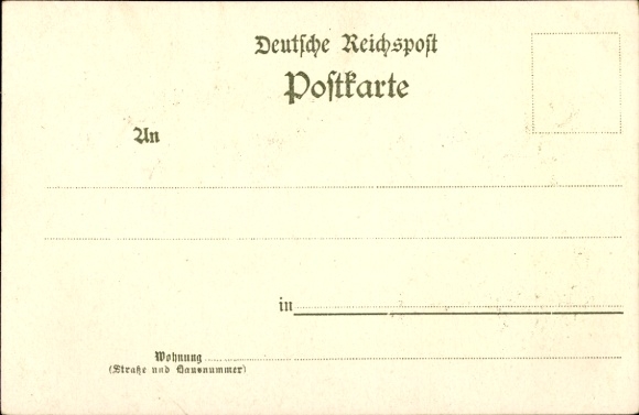 Chromo-Litho Tetzelstein Elm Schöppenstedt Lower Saxony, inn, forestry department, monument