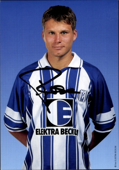 Autograph card footballer Matthias Rose, SV Meppen, autograph