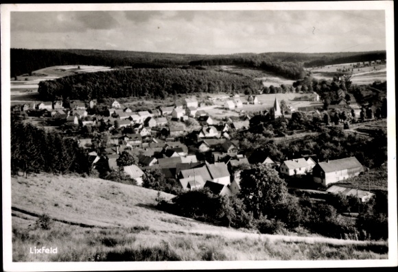 Postcard Lixfeld Angelburg in Hesse, Panorama