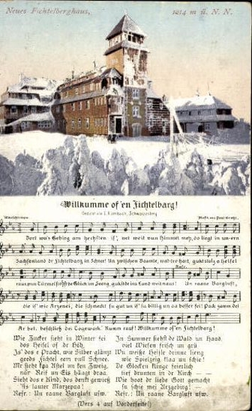 30 song cards, Anton Günther