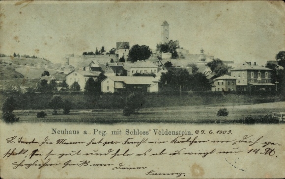 Ak Neuhaus an der Pegnitz Midden-Franken, Veste Veldenstein