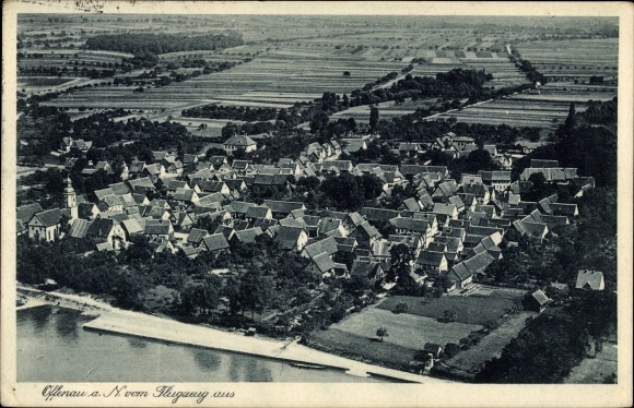 PC Offenau am Neckar Württemberg, aerial photo