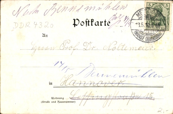 Artist Postcard Bahndorf, Heribert, Falkenstein in the Harz, Falkenstein Castle, Hotel zum Falken