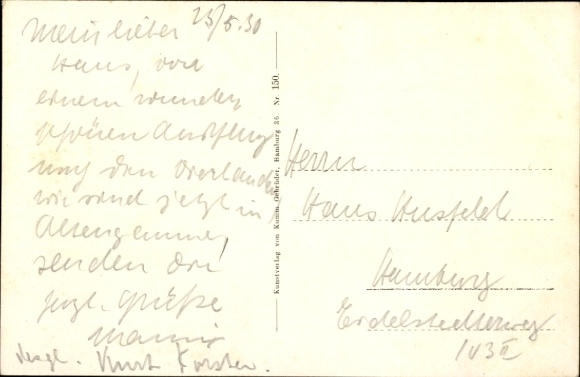 Postcard Hamburg Bergedorf Vierlande Vierlanden, farmhouse from the 16th century