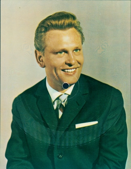 Vinyl Postcard Singer Günter Hapke, portrait