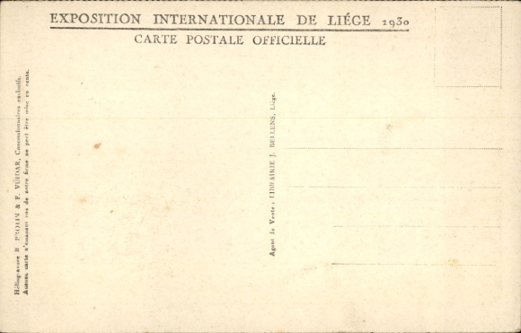 Postcard Liège Liège Wallonia, World Exhibition 1930, The Belgian Provinces