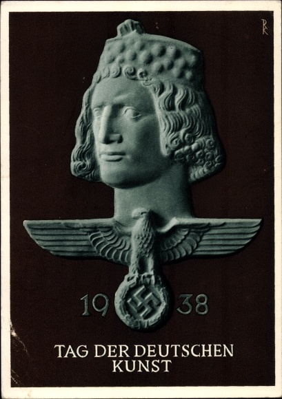 Ganzsachen Ak München Bayern, Tag der Deutschen Kunst 1938, PP 127 C 33