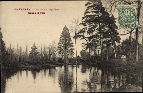 Postcard Châtenay Malabry Hauts de Seine, Lac des Pepinieres