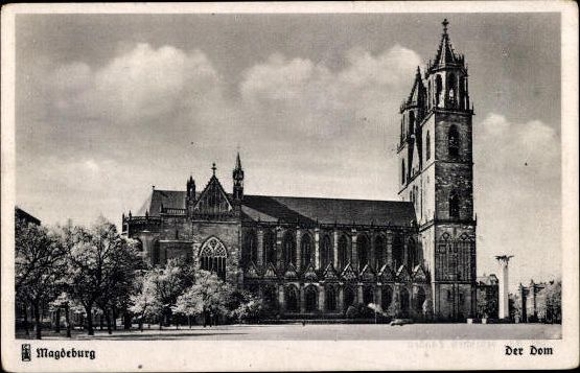 50 Ak Magdeburg Elbe, diverse Ansichten, kleinformatig