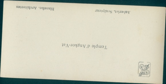 Stereofoto Temple d'Angkor-Vat, Exposition Coloniale Paris 1931
