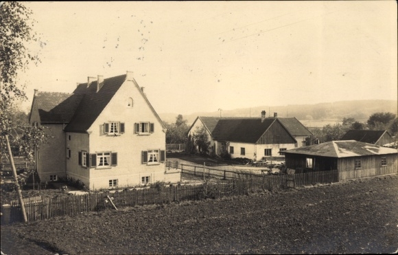 Photo PC Pullach in the Isar valley, Upper Bavaria, local section, residential buildings