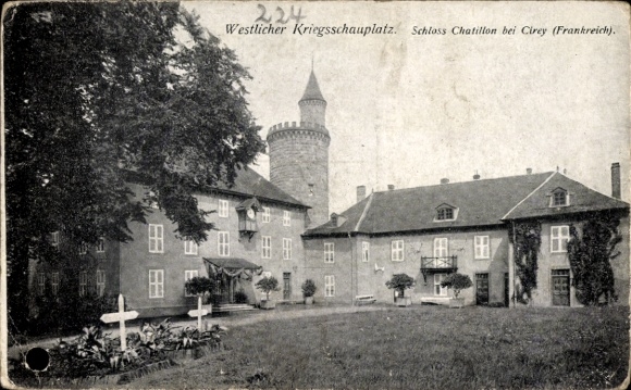Ak Cirey Meurthe et Moselle, Schloss Chatillon