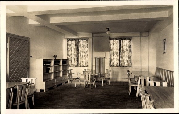 Foto Ak Schniegling Nürnberg in Mittelfranken Bayern, Jungvolkführerschule, HJ, Leseraum