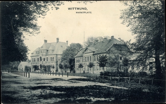 PC Wittmund in Lower Saxony, market place