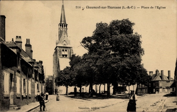 PC Chaumont sur Tharonne Loir et Cher, Place de l'Eglise