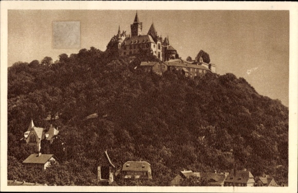KP z papieru listowego Wernigerode am Harz, Zamek, WHW Piękne Niemcy Zdjęcie 56