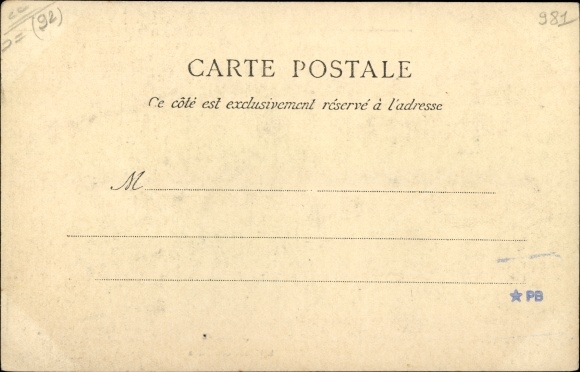 Postcard Vanves Hauts de Seine, The Town Hall