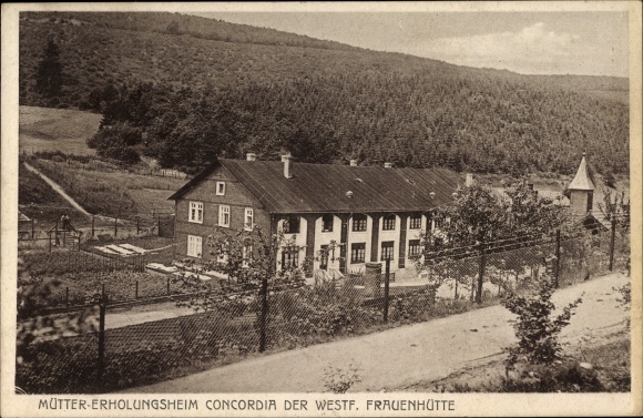 PC Betzdorf in the Westerwald Rhineland Palatinate, Concordia convalescent home for mothers