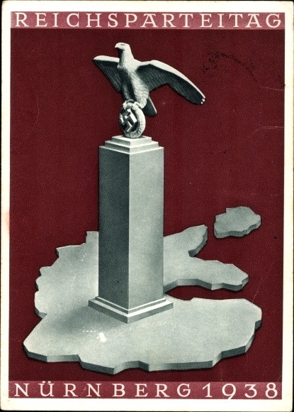 Postcard Reich Party Rally of the NSDAP Nuremberg 1938