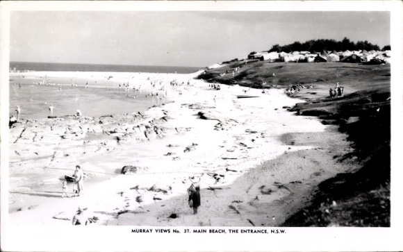 Postcard Murray New South Wales Australia, Main Beach