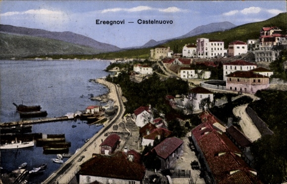 KP Herceg Novi Castelnuovo Czarnogóra, częściowy widok, port