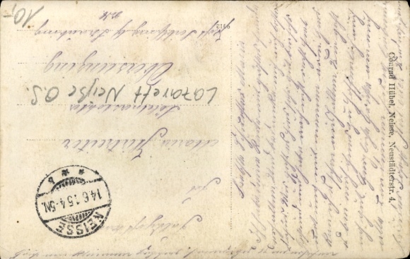 Photo Postcard Nysa Neisse Neisse Silesia, war-disabled soldiers in the hospital