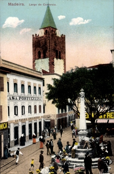 KP Funchal Madera Wyspa Portugalia, Largo do Comercio