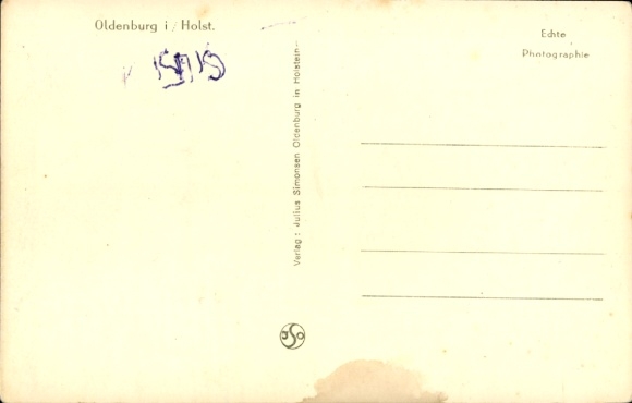 Postcard Oldenburg in Holstein, Schulstraße