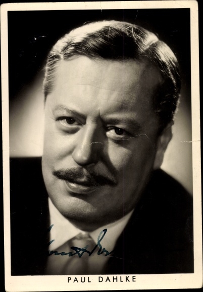 Ak Schauspieler Paul Dahlke, Portrait, Autogramm