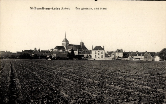 CPA Saint Benoît sur Loire Loiret, vue generale