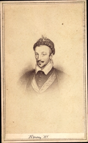 CdV Henri III, Henry III. of France, St. Bartholomew&#39;s Day