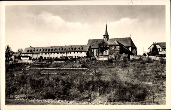 Postcard Solms in the Lahn Dill district, Altenberg monastery, Königsberg deaconess house