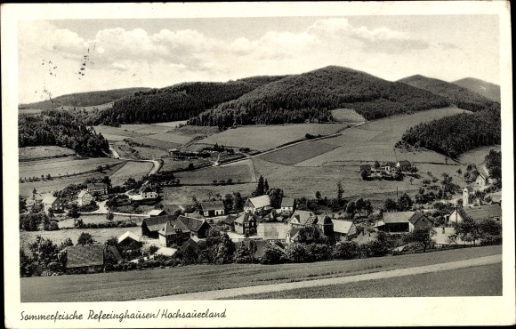 PC Referinghausen Medebach in the Sauerland, panorama of the place