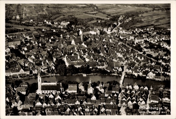 Rottenburg nad Neckarem, zdjęcie lotnicze