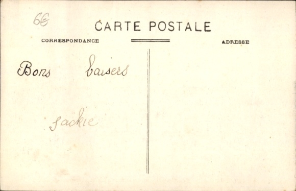 Postcard Les Baux Sainte Croix Eure, La Table de Marbre, Le Chambellan, park landscape, sculpture