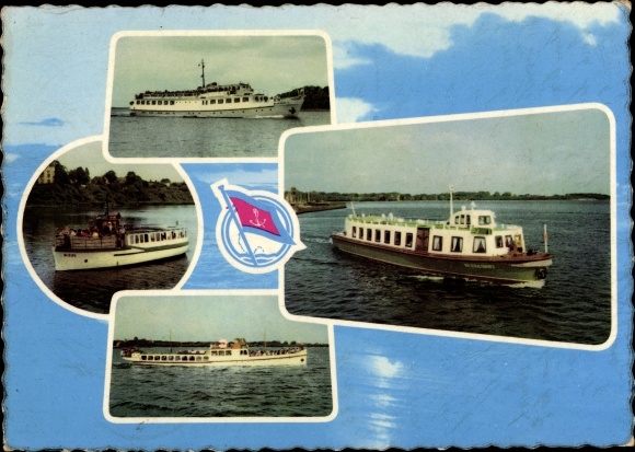 Postcard Passenger Ships of the White Fleet