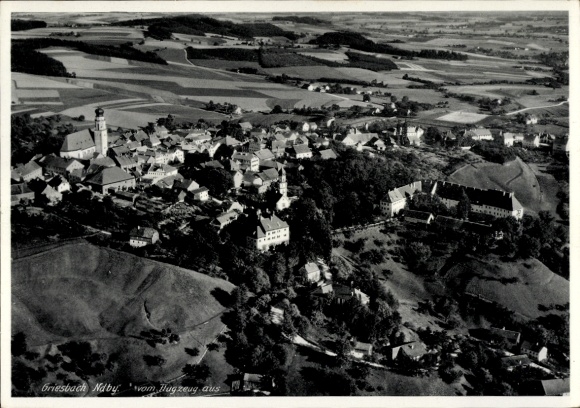 Ak Bad Griesbach im Rottal Neder-Beieren, luchtfoto