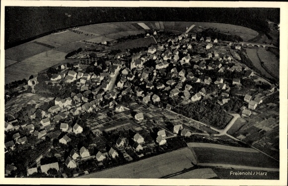 Ak Freienohl Meschede in het Sauerland, luchtfoto
