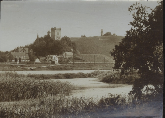 Original photo of Schweinfurt, Main section with Peterstirn, around 1900