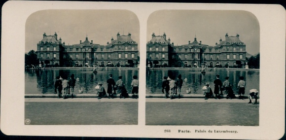 Stereofoto Parijs VI, Palais du Luxembourg