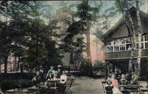 Postcard Dürrröhrsdorf Dittersbach in Saxony, Dittersbacher height