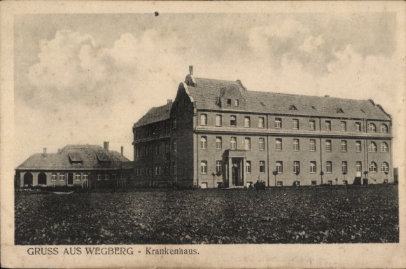 Postcard Wegberg Kreis Heinsberg, Hospital