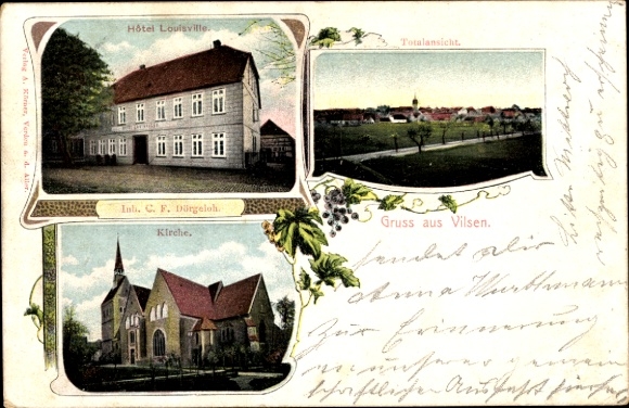 PC Vilsen Lower Saxony, Hotel Louisville, church, total view